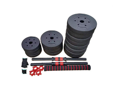 TITAN LIFE Weight set 40 kg. Barbell & Dumbell set